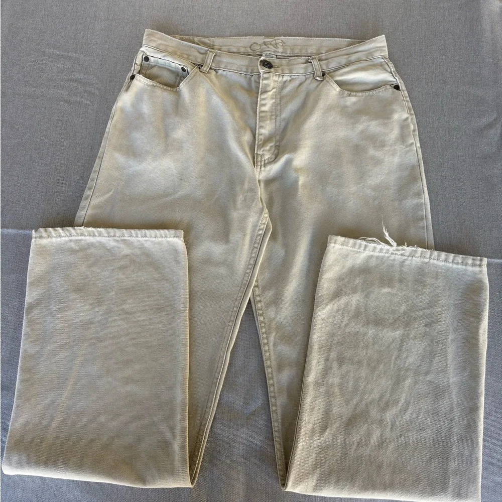 Otb One Tough Brand Men’s Heavy Canvas Pants 34/44 Inseam 33. Y2K urban Canvas